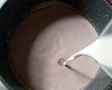 Foto langkah ke 5 dari resep Puding Lumut Pandan Lapis Cokelat.