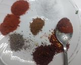 A picture of step 4 of Chicken mince Turkish kababs Indian style with curd chutney raita.
