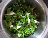 A picture of step 1 of Potato-Broad Beans Sabzi (Aloo sim ki sabji).