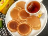 Semolina mini pancakes