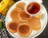 A picture of step 4 of Semolina mini pancakes.