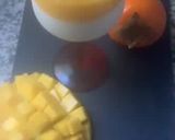 Une image de l'étape 12 de 🎄Panna 🥛cotta🥭 mangue 🍈kaki🍧 coco🥥.