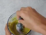 Avocado ice matcha latte