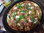 Foto del paso 5 de la receta Pizza integral de espárragos y tomate con albahaca