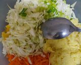 Foto langkah ke 2 dari resep Bakwan Jagung Sayur.
