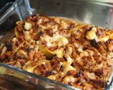 Une image de l'étape 11 de Conchiglioni à la bolognese gratinés.