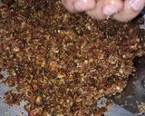 A picture of step 5 of Sapodilla Laddoo.