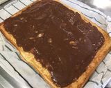 Une image de l'étape 4 de Gâteau roulé chocolat banane.