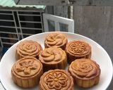 Hình bước làm 2 của món Bánh Trung Thu Nướng_DẻoNhân đậu xanh matcha_đậu đen🤪🤪
