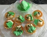 A picture of step 10 of Pani puri ice cream with potato mousse.