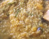A picture of step 6 of Butternut Squash and Asparagus Risotto.