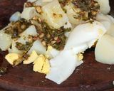 Foto del paso 1 de la receta: Ensalada de papá, huevo al chimichurri