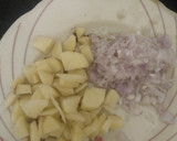 A picture of step 1 of Kanda Batata Poha.