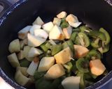 Une image de l'étape 3 de Compote de kiwis aux pommes anciennes et citron.