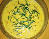 A picture of step 3 of Rice in buttermilk with tadka.