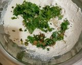 A picture of step 1 of Lauki Paratha with Boondi ka Raita.