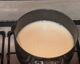 A picture of step 1 of Rooh Afza custard with chia seeds.