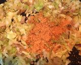 A picture of step 7 of Cabbage Maggi Wraps.