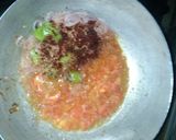 A picture of step 4 of Dhaba style egg.