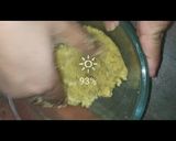 A picture of step 3 of Santare ke Laddoo / Orange Laddoo.