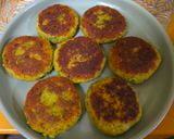 A picture of step 5 of Spring Onion Chickpea Kebabs.