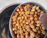 A picture of step 1 of Protein rich Black chickpeas Dosa (healthy breakfast).