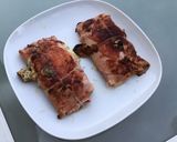 Une image de l'étape 7 de Roulés de jambon à l emmental, moutarde, basilic et origan façon paupiette.