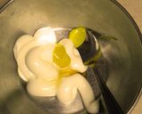 A picture of step 1 of Honey Mustard dip.