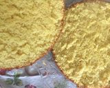 Foto do passo 10 de Bolo de Amêndoa com recheio de doce de ovos e cobertura de chocolate
