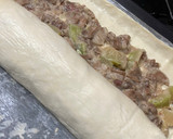Foto del paso 4 de la receta: Rollos de hojaldre, rellenos de verduras de temporada y jamón ibérico