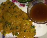 A picture of step 3 of Aalu cheela.