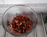 Foto del paso 1 de la receta: Espinacas con nata, bacon y portobello
