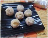 A picture of step 7 of Desiccated Coconut Laddoo.