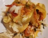 Foto del passaggio 3 della ricetta Conchiglioni pomodoro fresco, zucchine e pecorino