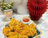 Foto langkah ke 3 dari resep Bakwan jagung wortel udang.