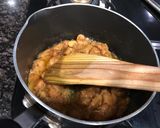 A picture of step 2 of Chickoo Halva.