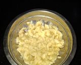 A picture of step 1 of Banana Halwa.