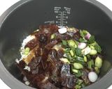 A picture of step 3 of Chinese Pork And Liver Sausage In Shao Xing Wine And Dang Gui So.