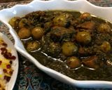 عکس مرحله 1 از دستور خورشت گوجه سبز