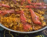 Foto del paso 4 de la receta Paella de arroz y pollo sabroso