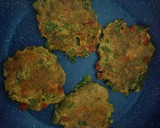 Foto del paso 6 de la receta: Tortitas de berenjena, cilantro y espinacas