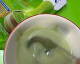 Foto langkah ke 4 dari resep Iced Cincau Jelly Creamy Matcha Latte.