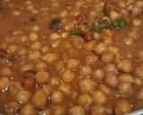 A picture of step 10 of Chole masala or chickpeas masala.