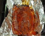 A picture of step 5 of Delish meat loaf.