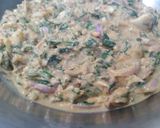 A picture of step 3 of Mix veg pakoray.