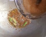 A picture of step 2 of Arbi ki sabji.