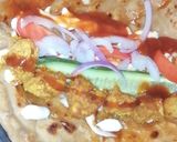 A picture of step 6 of Paratha Roll.