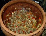 Foto del paso 12 de la receta: Guisado campero en olla de barro 🍲