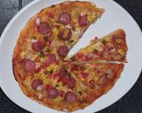 A picture of step 7 of Satisfying and Delicious Pizza without Cheese.