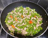 รูปขั้นตอนการทำที่ 4 ของ หมูสับผัดถั่วฝักยาวพริกสด